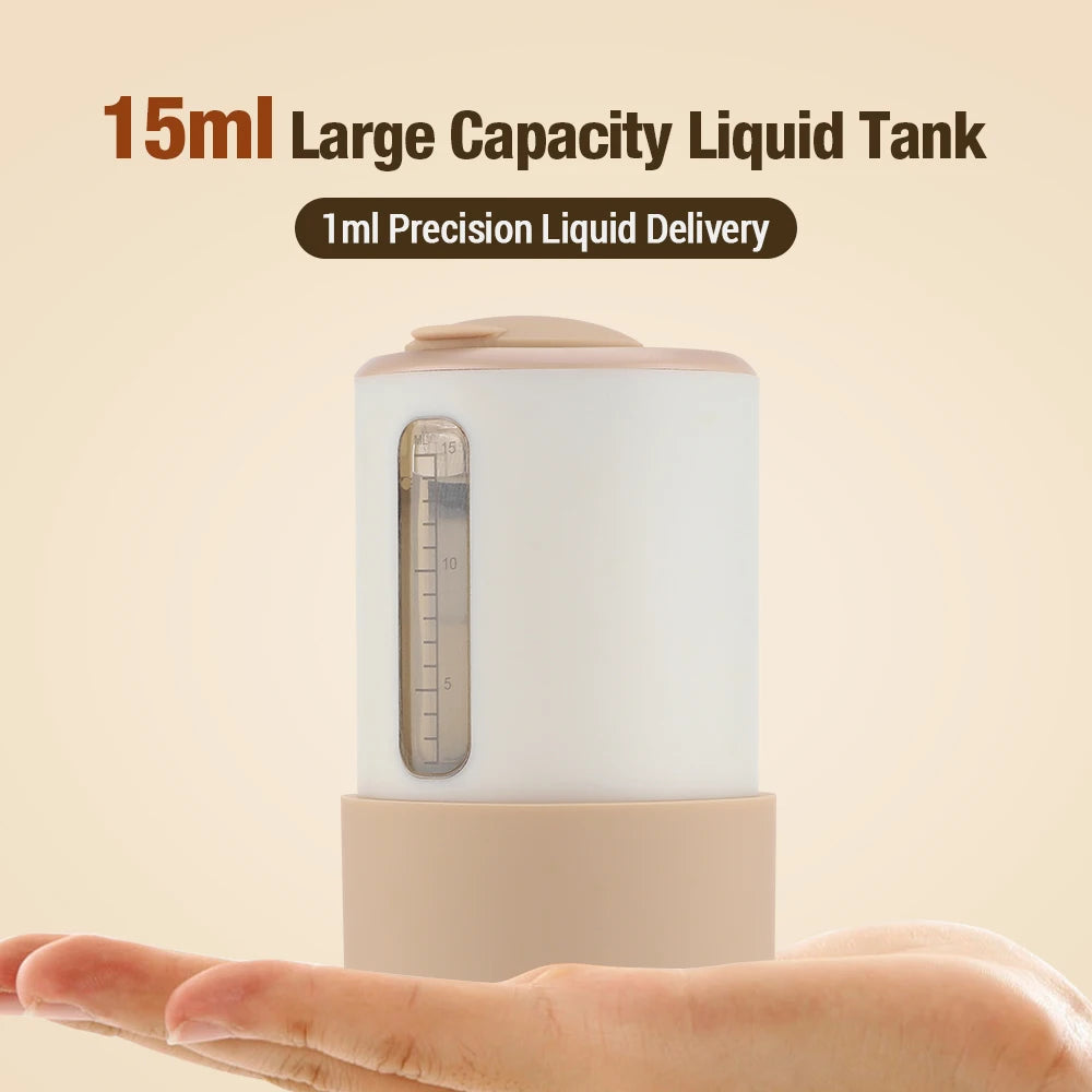 Electric Microcurrent Head Scalp Massager 625nm LED Light Vibration Massage Comb Medicine Liquid Oil Applicator Hair Growth Comb